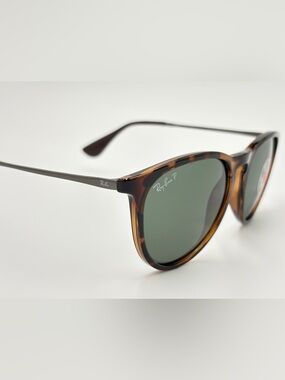 Ray-Ban Polarized Erika RB4171 Tortoise 710/71 Frame Green Polarized 54-145